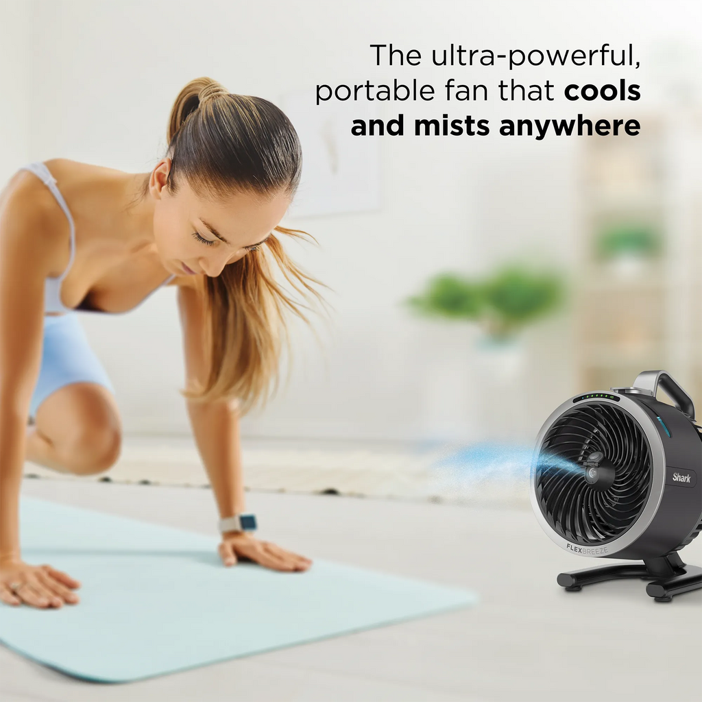 Shark FlexBreeze HydroGo Misting Portable Fan