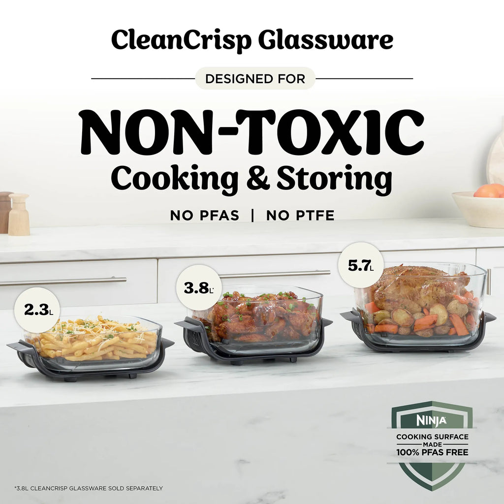 Ninja Crispi Pro 6-in-1 Countertop Glass Air Fryer