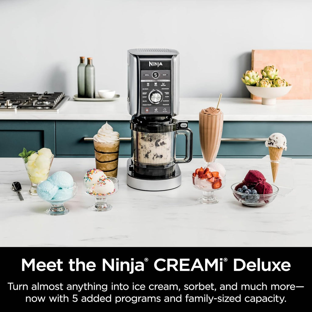 Ninja CREAMi Deluxe 11-in-1 Ice Cream and Frozen Treat Maker