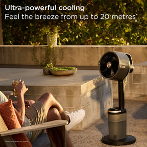 Shark FlexBreeze Pro Mist Indoor Outdoor Pedestal & Table Fan With Water Tank