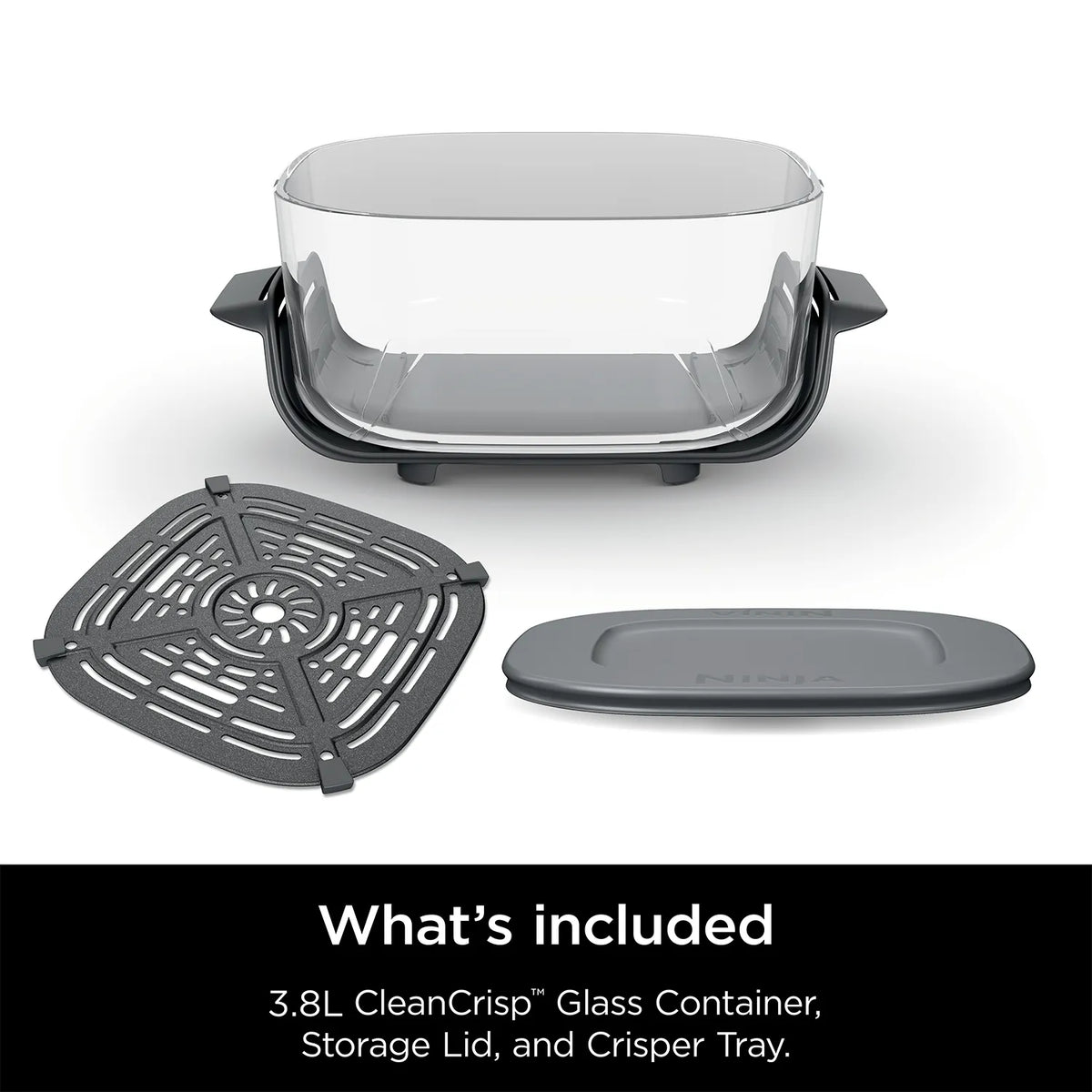 Ninja Crispi 3.8L CleanCrisp Glass Container Pack